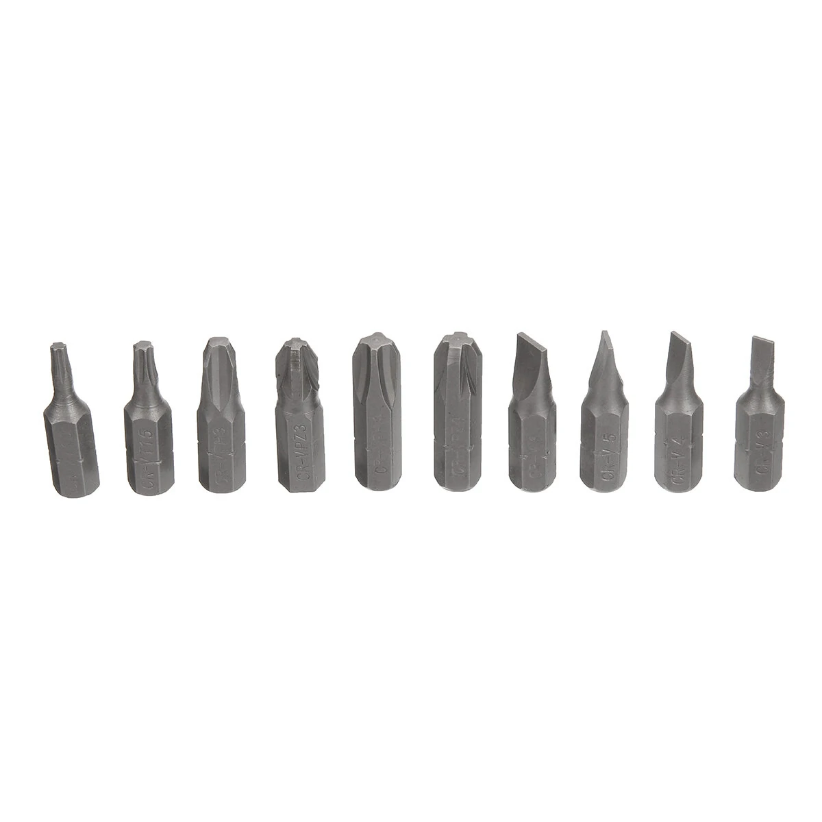 25mm 1/4 Torx Screwdriver Bits Set - 32 PCS Chrome Vanadium Steel | Plastic Box - Image 3