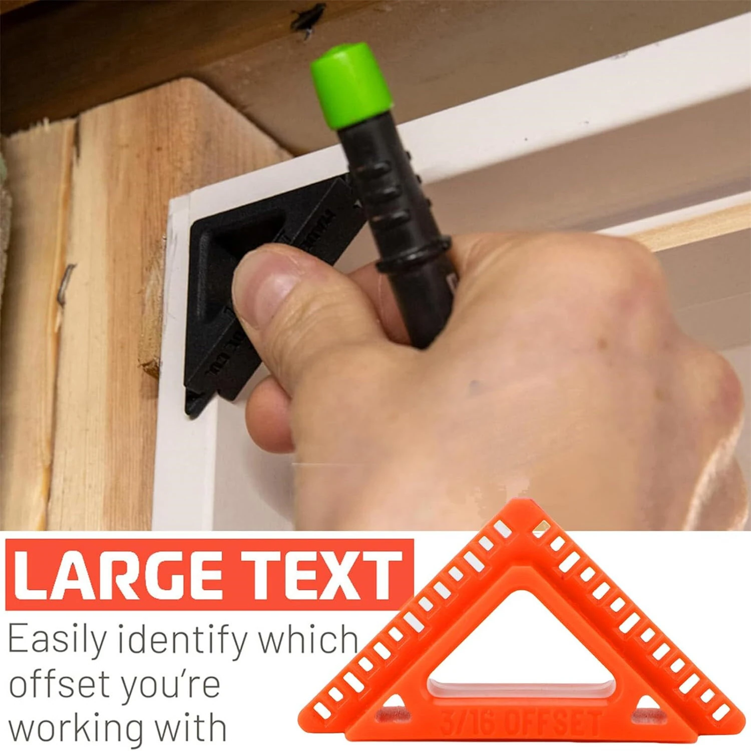 Door and Window Casing Reveal Tool - 3/16 & 1/4 Inch Trim Marker | ±0.01 Accuracy - Image 5