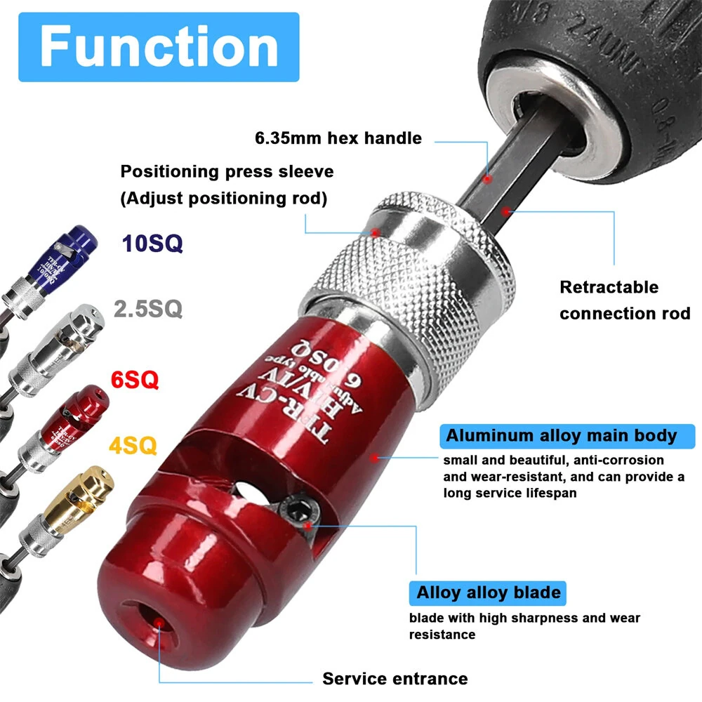Multifunction Electric Wire Stripper for Drill | Adjustable & High Compatibility - Image 5