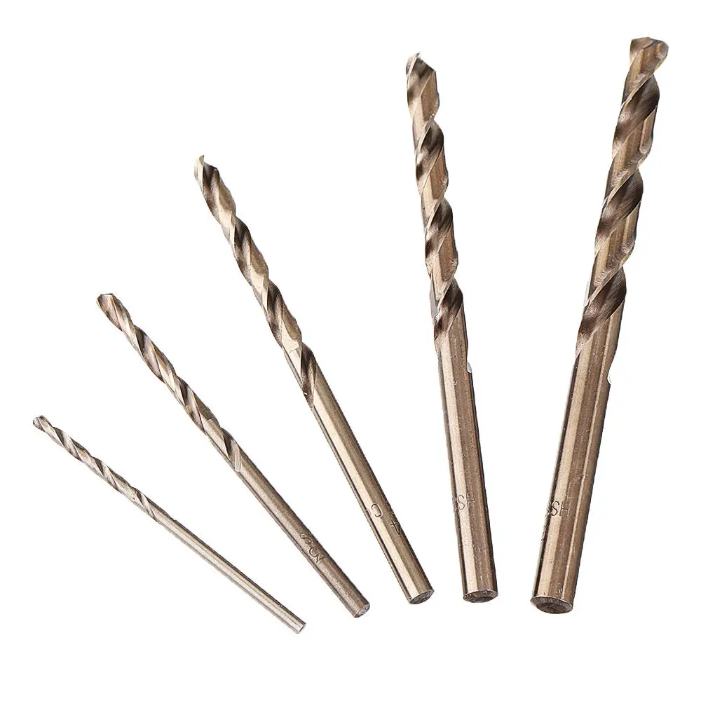 JIMI HSS-CO Cobalt Drill Bits 5Pcs 2-6mm | For Bosch Dremel Rotary Tool - Image 2