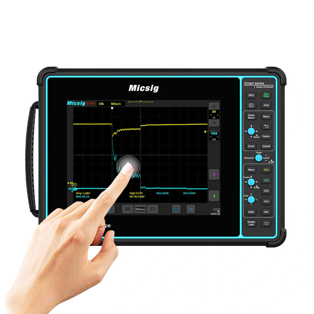 Micsig SATO2002 Automotive Oscilloscope | 200MHz 1GSa/s | 2-Ch Tablet with Wi-Fi & Touch - Image 5