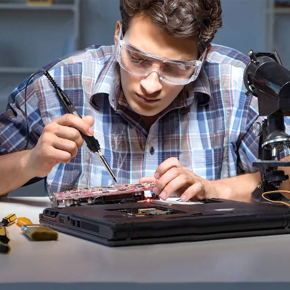 JCD 908S 80W Soldering Iron Kit - Adjustable Temperature LCD - 110V/220V - Image 5