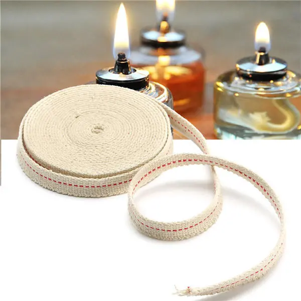 Flat Cotton Wick 5/8 Inch x 15 Feet | Oil Lamp & Lantern Replacement Wick 4.5M - Image 5
