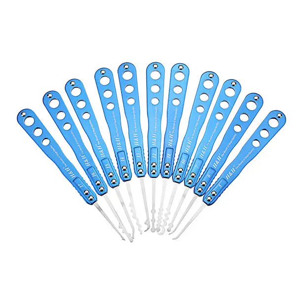 Honest 8Pcs Lock Pick Set - Quick Opening Safety Box Tools with 2 Gears - Image 3