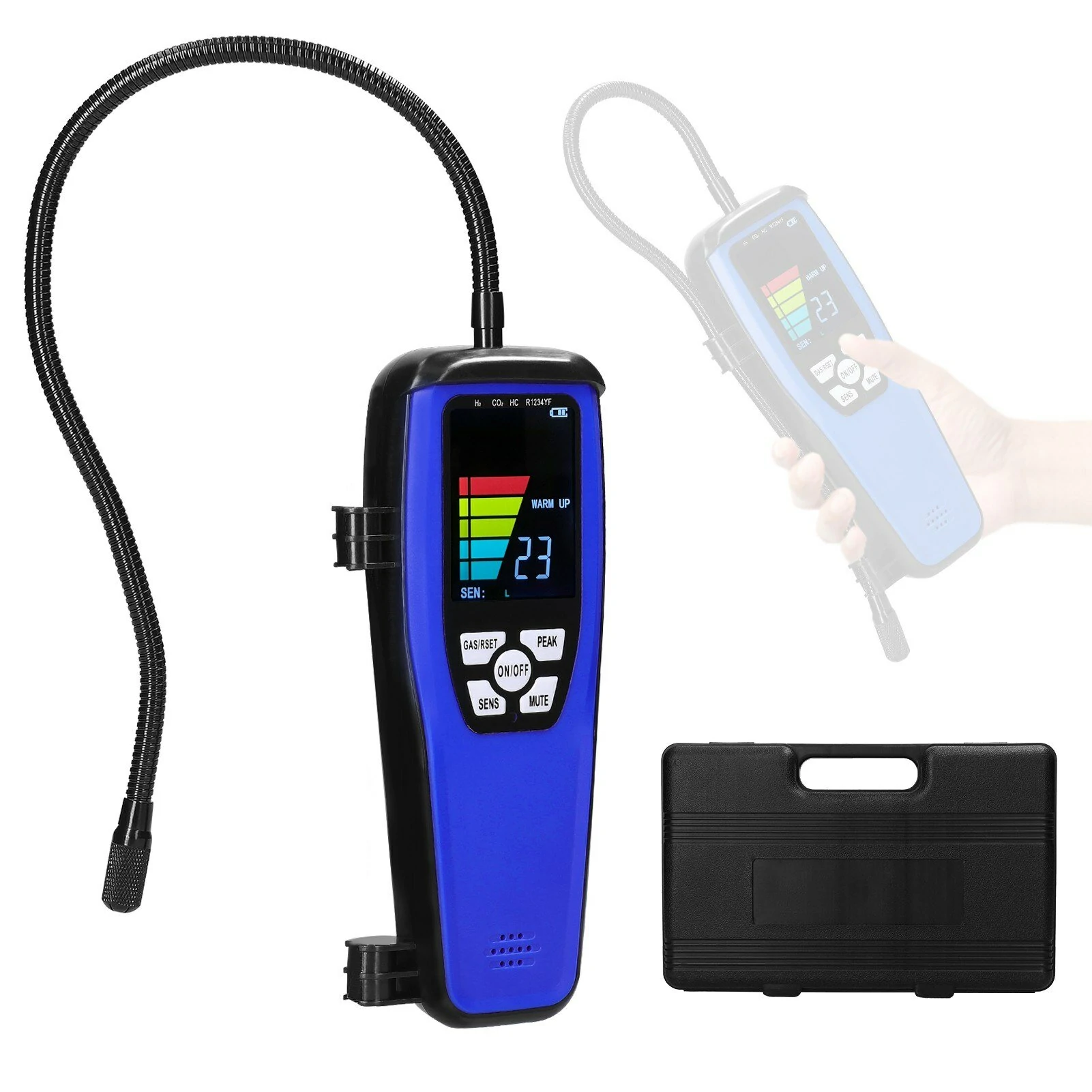 Portable Combustible Gas Leak Detector | Natural Gas Sniffer with Sound & Light Alarm - Image 3