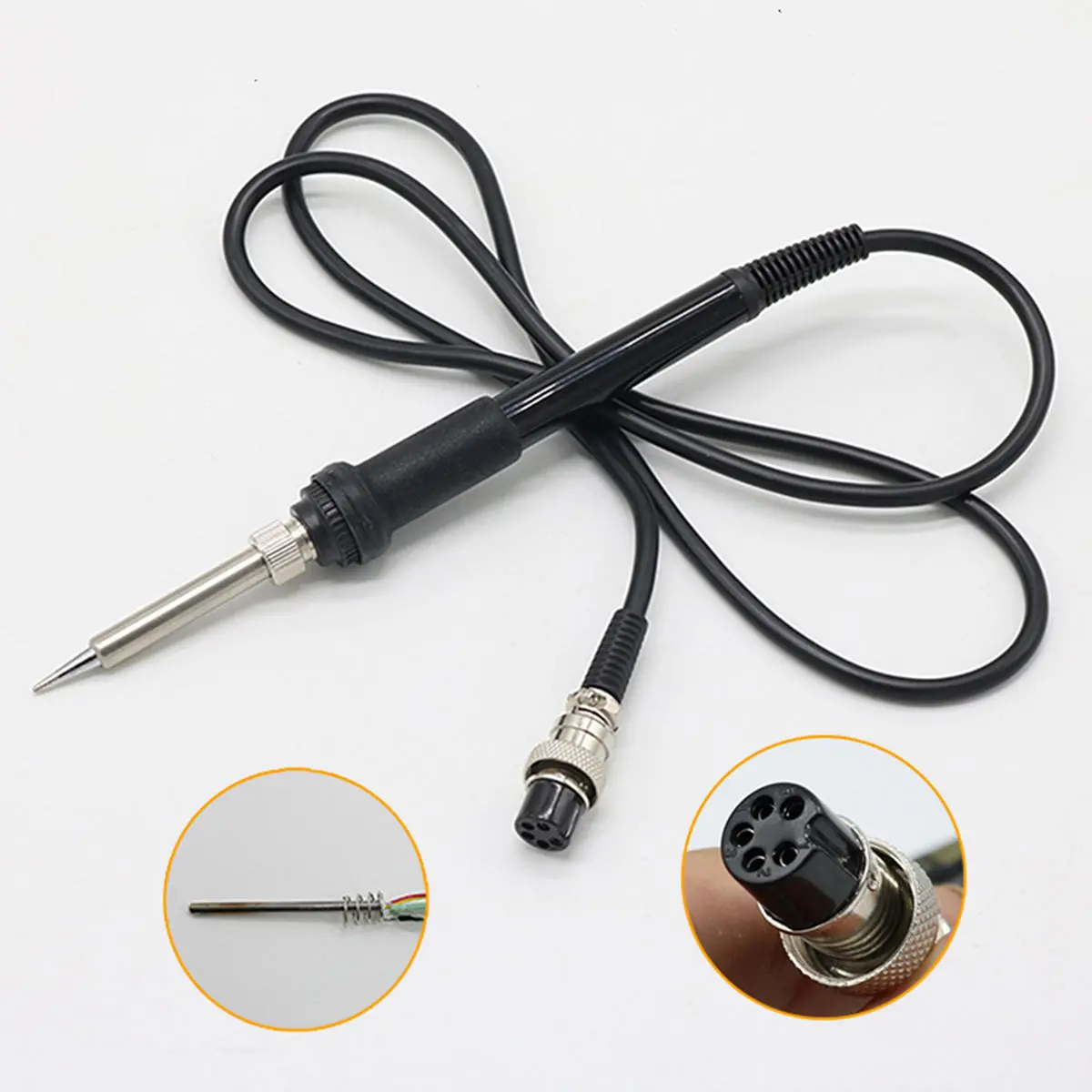24V 5-Pin Female Solder Iron Handle for 907 936 Soldering Station | Universal - Image 2