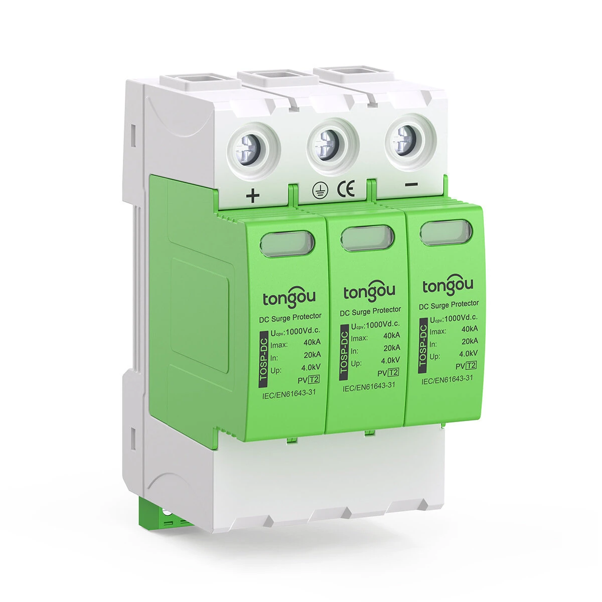 SPD DC Surge Protector 1000V 40kA | 2P/3P Photovoltaic Solar Lightning Protection - Image 2