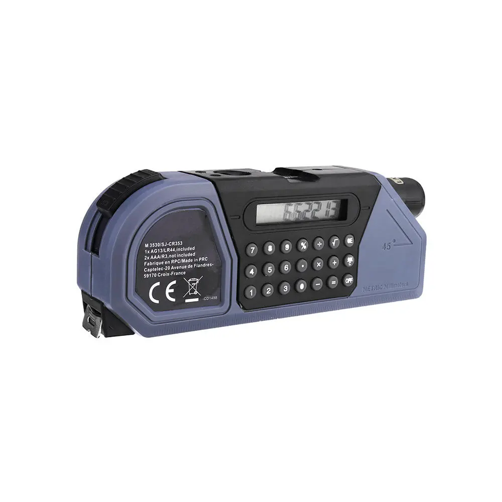 Laser Tape Measure with Calculator - Multifunction Laser Level Tool - Image 5