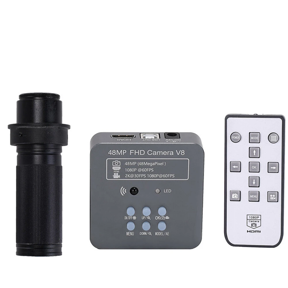 USB1080P HDMI Digital Microscope Camera - 48MP 120X with C-Mount Lens | PCB Soldering & Repair - Image 3