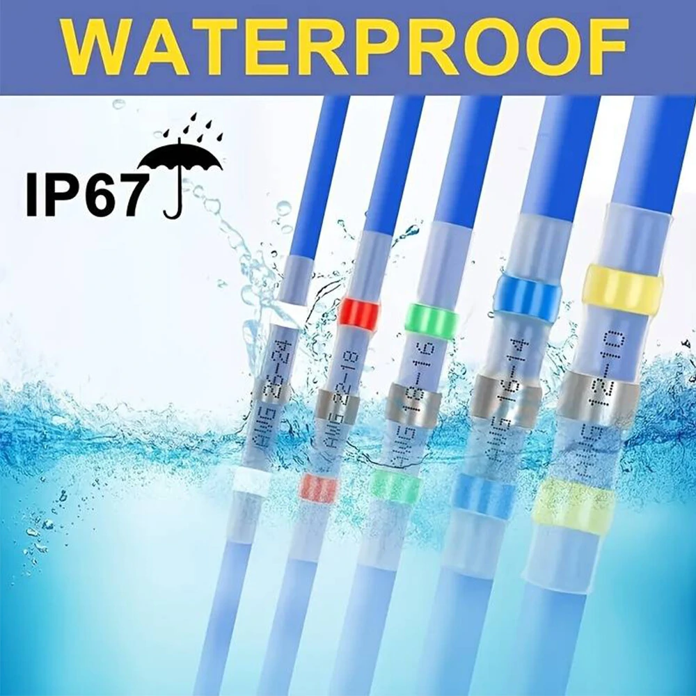 800PCS Waterproof Solder Heat Shrink Connectors Kit | Wire Butt Splice Seal Sleeves - Image 5