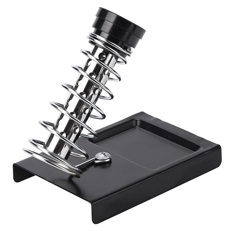 JCD Electric Soldering Iron Stand with Holder, Metal Pads & Desoldering Pump - Image 3