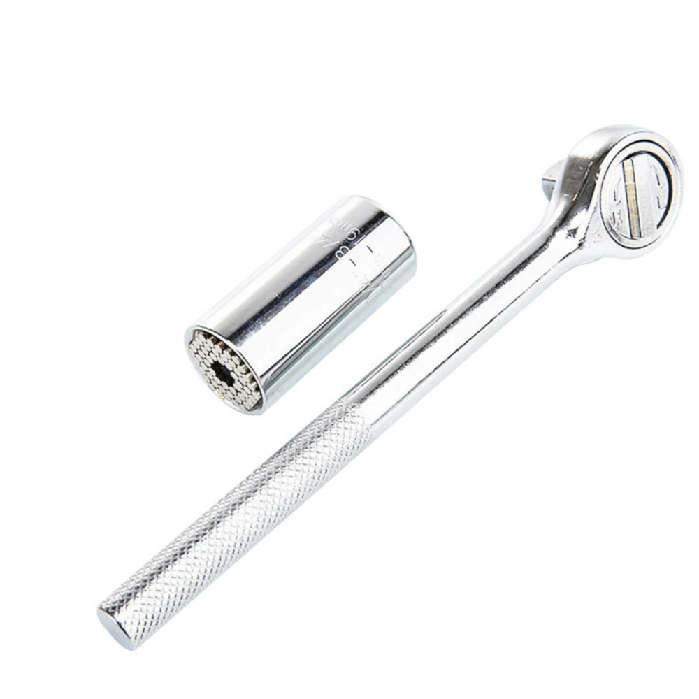 Multi-function Magic Hand Tool Set | Socket Sleeve Ratchet Wrench & Drill Adapter - Image 2