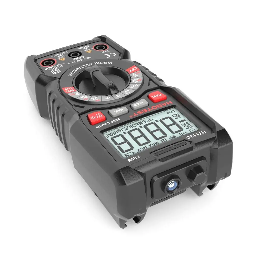 HT830L Digital Multimeter - Professional High Precision DC/AC Voltage Current Tester | NCV - Image 5