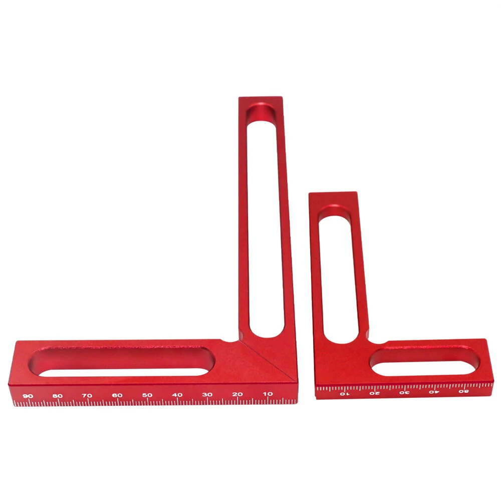 Aluminum Carpenter Square - Woodworking Right Angle Ruler & Height Gauge | 90° Calibrator - Image 4