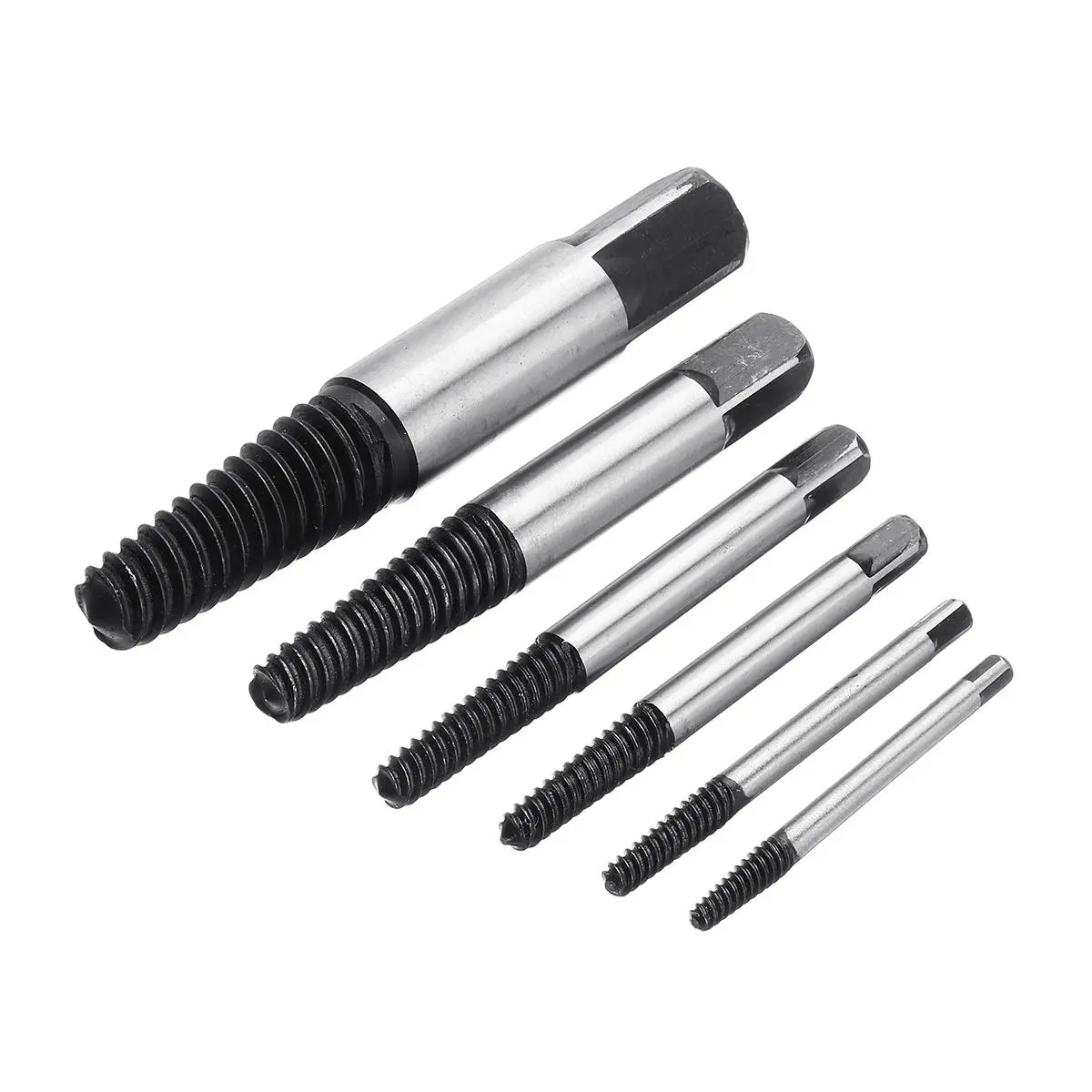 Damaged Screw Extractor Set - 6pcs Easy Out Broken Bolt Remover Kit - Image 2