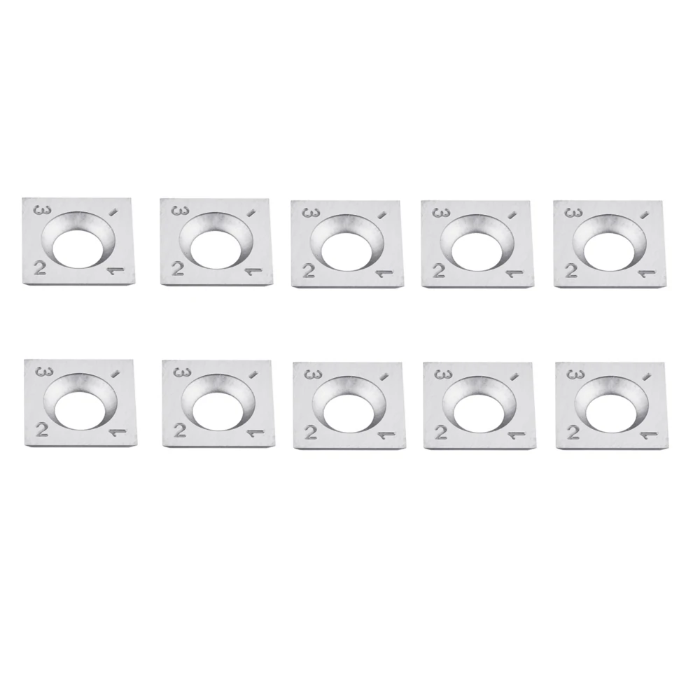 10pcs Wood Carbide Insert Cutters | Wood Turning Lathe Tool for Woodworking - Image 3