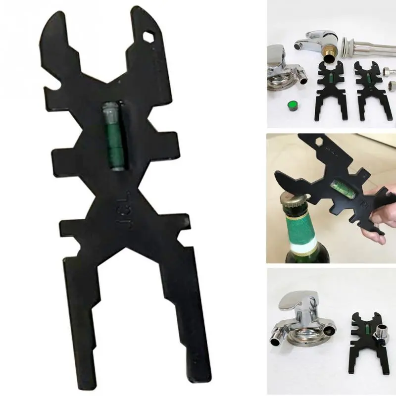 Multi-functional Socket Wrench - Carbon Steel Portable Tool for Faucet Repair - Image 2