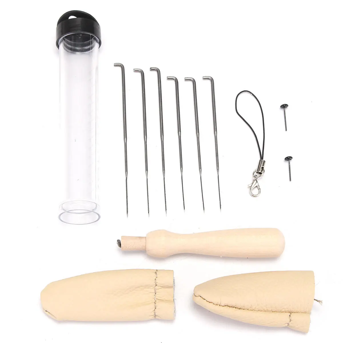 Wool Felt Needle Felting Starter Kit - Craft Tools & Stamp Poker Accessories - Image 2