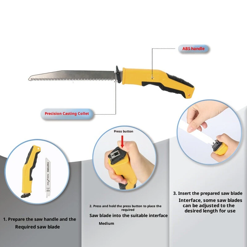 6-in-1 Multifunctional Reciprocating Saw | Adjustable Portable Tool for Wood Metal PVC - Image 2