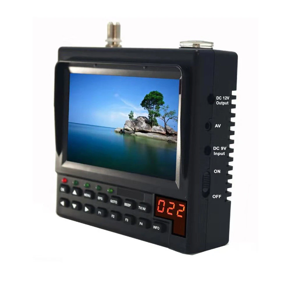 KPT-268AH DVB-S2 Sat Finder Meter - Full HD Digital Satellite Receiver MPEG-4 - Image 4