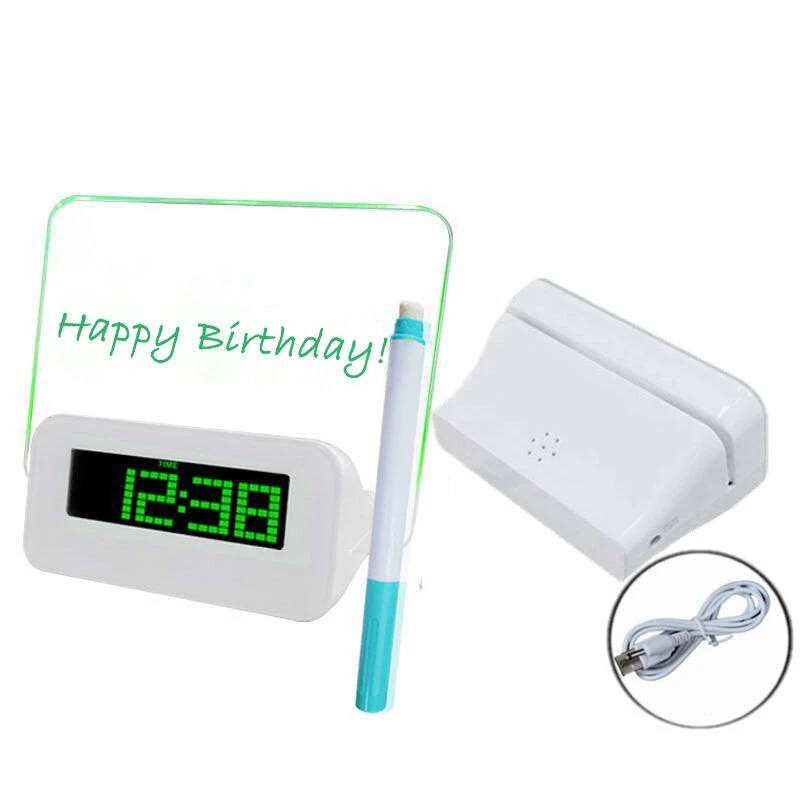 MOSEKO Digital LED Alarm Clock with Calendar - Night Light & USB Cable - Image 4