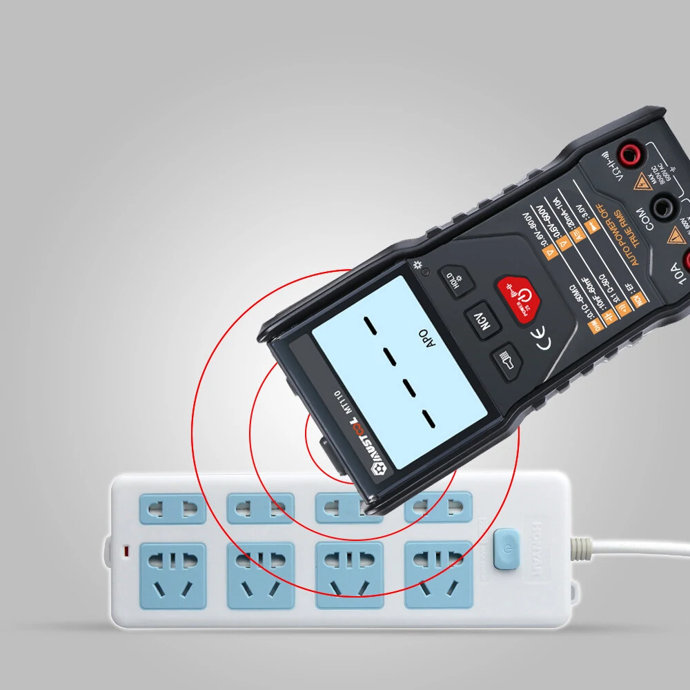 MUSTOOL MT110 True RMS Digital Multimeter - 6000 Counts | NCV Flashlight & Backlight - Image 2