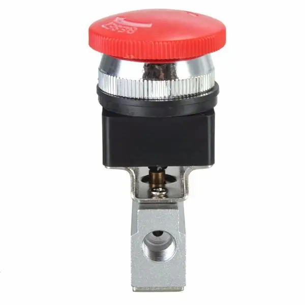 2 Way Pneumatic Valve - 1/8 Inch Thread Push Button Switch | 2 Position - Image 4