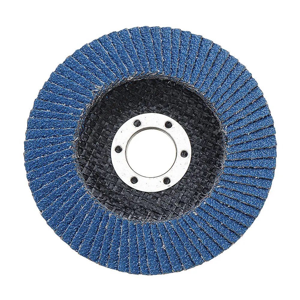 Drillpro 10Pcs 4.5 Inch Zirconia Flap Discs - 115mm 40-120 Grit Angle Grinder Wheels - Image 3