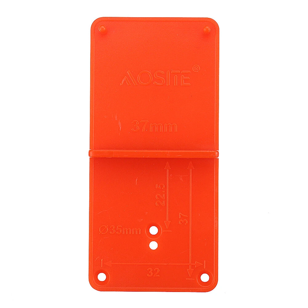 35mm 40mm Hinge Hole Drilling Guide Template | Door Cabinet Locator Tool for Woodworking - Image 2