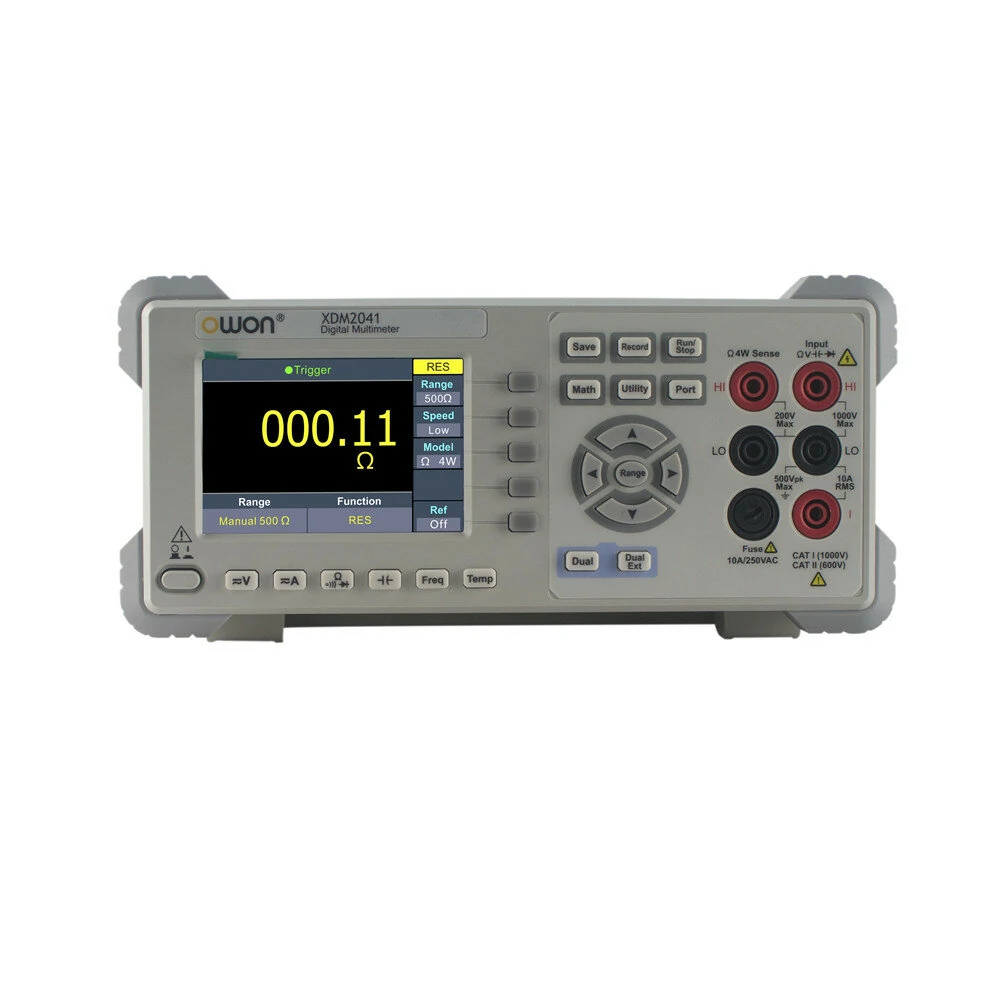 OWON XDM2041 Digital Multimeter - 55000 Counts True RMS | 480x320 High Resolution - Image 4