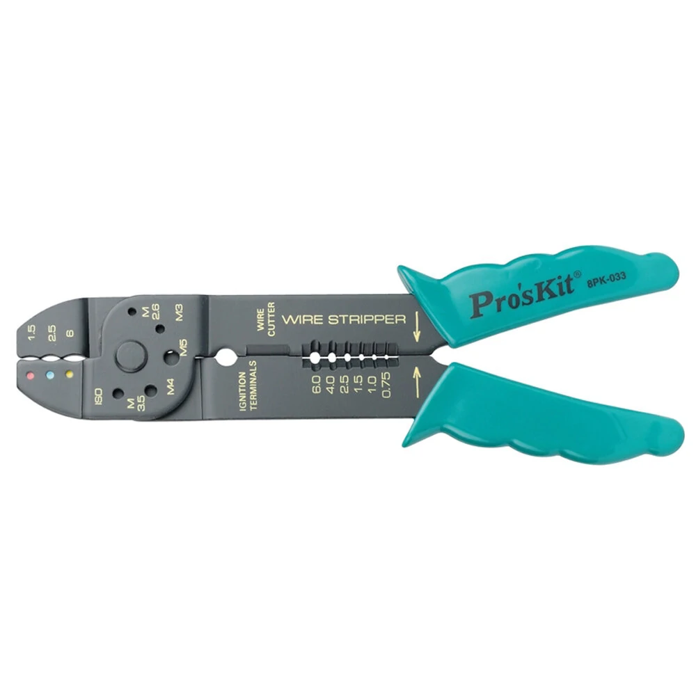 Pro'skit 8PK-033 4-in-1 Multipurpose Pliers | Wire Stripper & Crimper Tool - Image 3