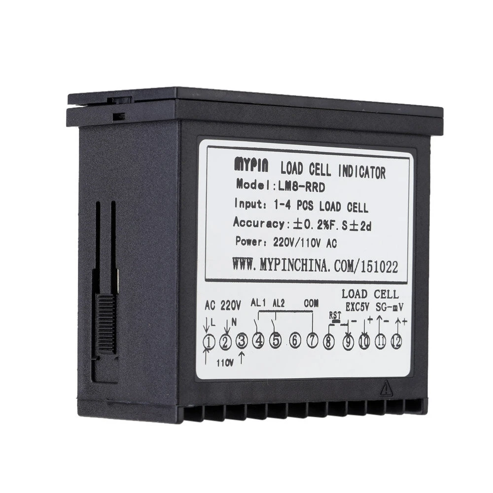 LM8-RRD Digital Weighing Controller - 1-4 Load Cell Input | 2 Relay Output - Image 5