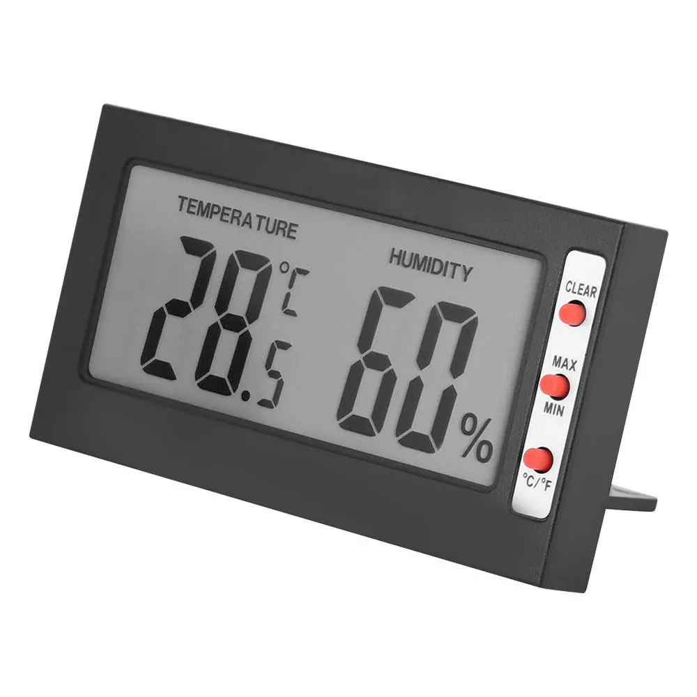 0-50°C 10-99%RH Portable Digital Thermometer Hygrometer | LCD Display - Image 2
