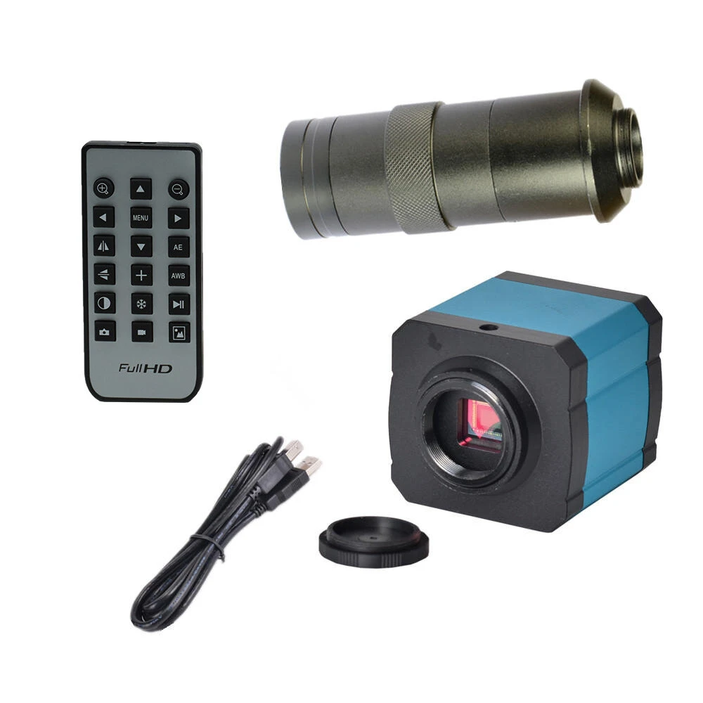 48MP HDMI Digital Microscope Camera - 130X Zoom Lens with 56 LED Lights for PCB Soldering - Image 5