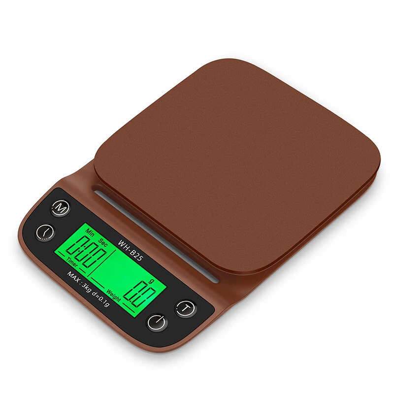 WH-B25L Coffee Scale with Timer - 3kg/0.1g High Precision - Portable Digital Kitchen Scale - Image 5