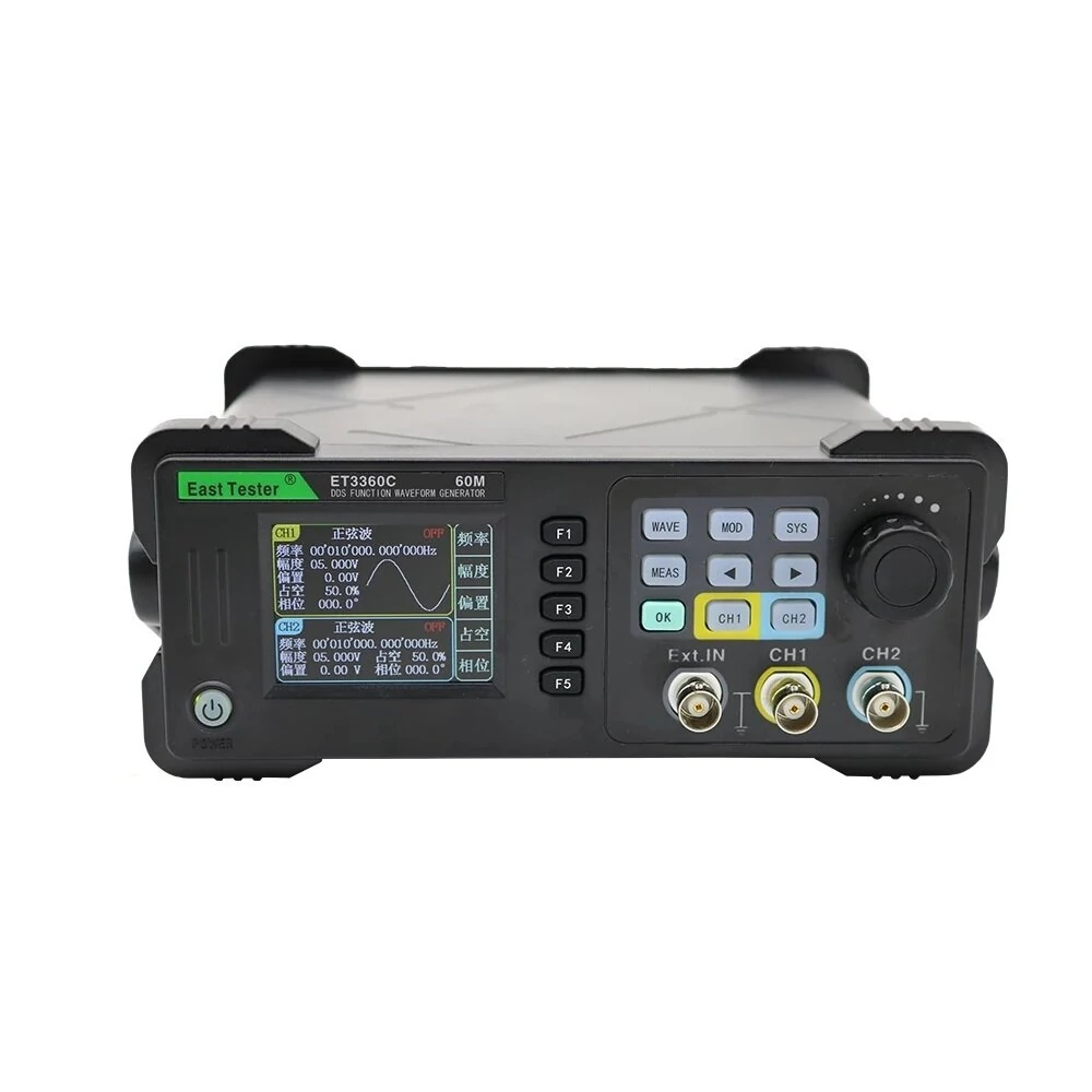 East Tester Dual Channel Arbitrary Waveform Generator - 20MHz 40MHz 60MHz | ET3320C ET3340C ET3360C - Image 2