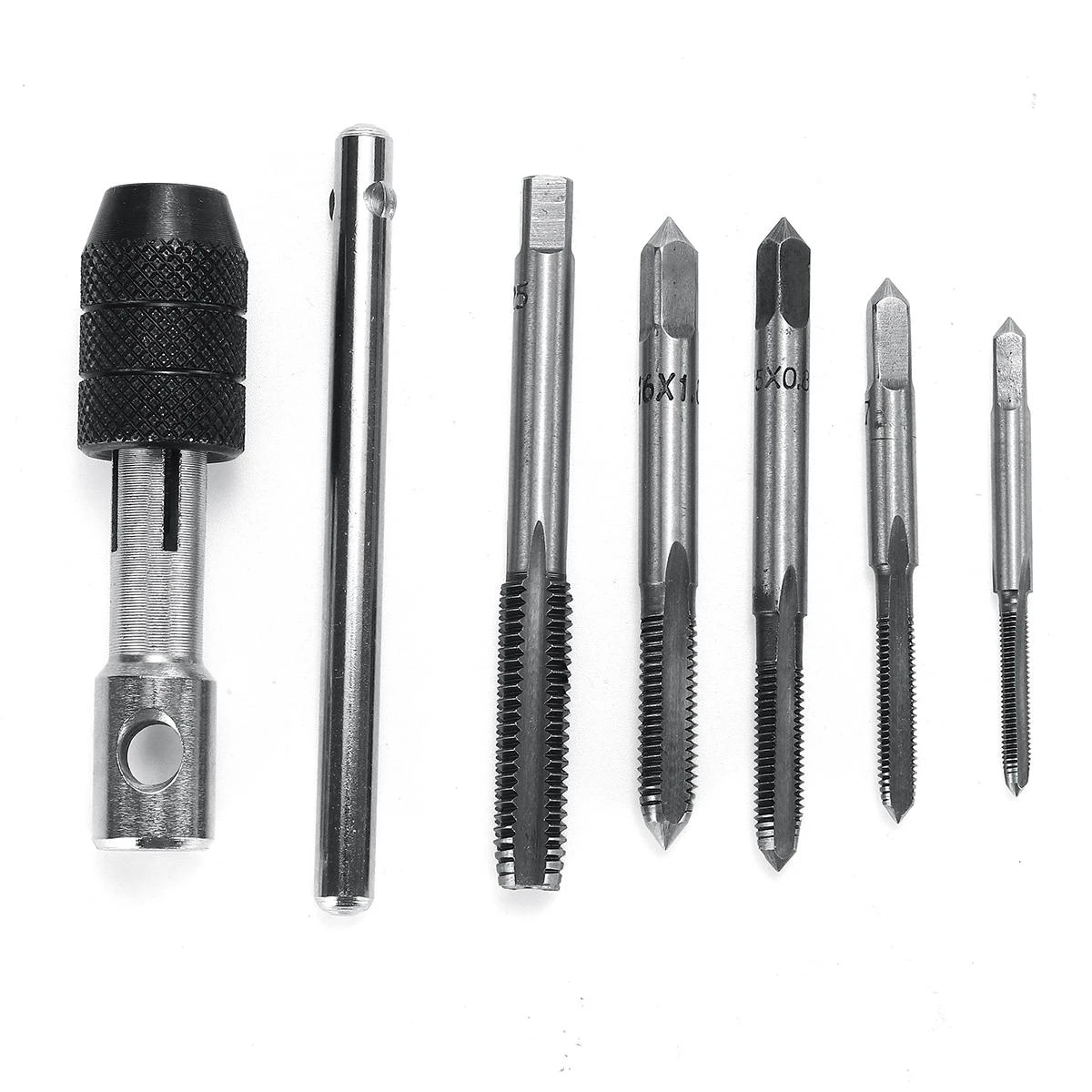 M3-M8 Tap Drill Set | T-Handle Ratchet Tap Wrench | Machinist Tool Kit - Image 5