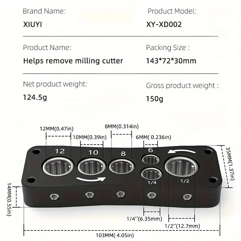 XD002 Milling Cutter Removal Bracket - High Carbon Steel, Lightweight & Sturdy - Image 5