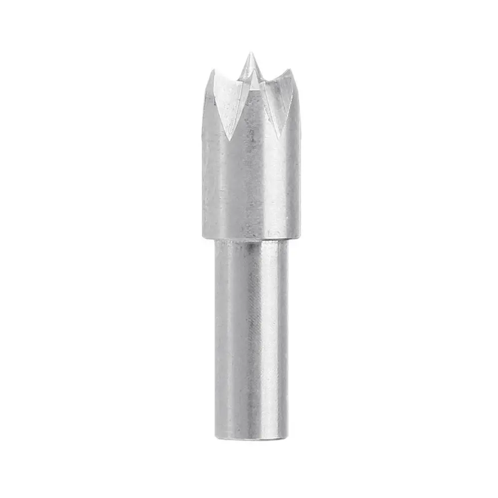 6mm Shank Stainless Steel Plum Blossom Thimble Drill Bit | Live Center for Mini Lathe - Image 2
