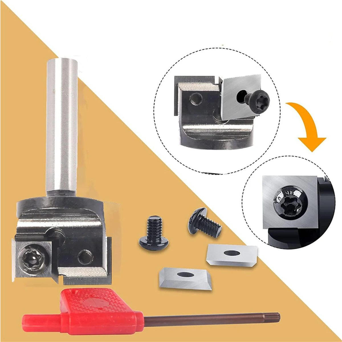 Hard Alloy Router Bit - Two-Blade Vertical Milling Cutter for Woodworking - Image 5