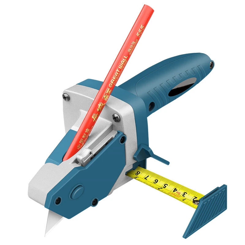 Drillpro All-in-One Gypsum Board Cutter Tool | with Measuring Tape & Utility Cutter - Image 2