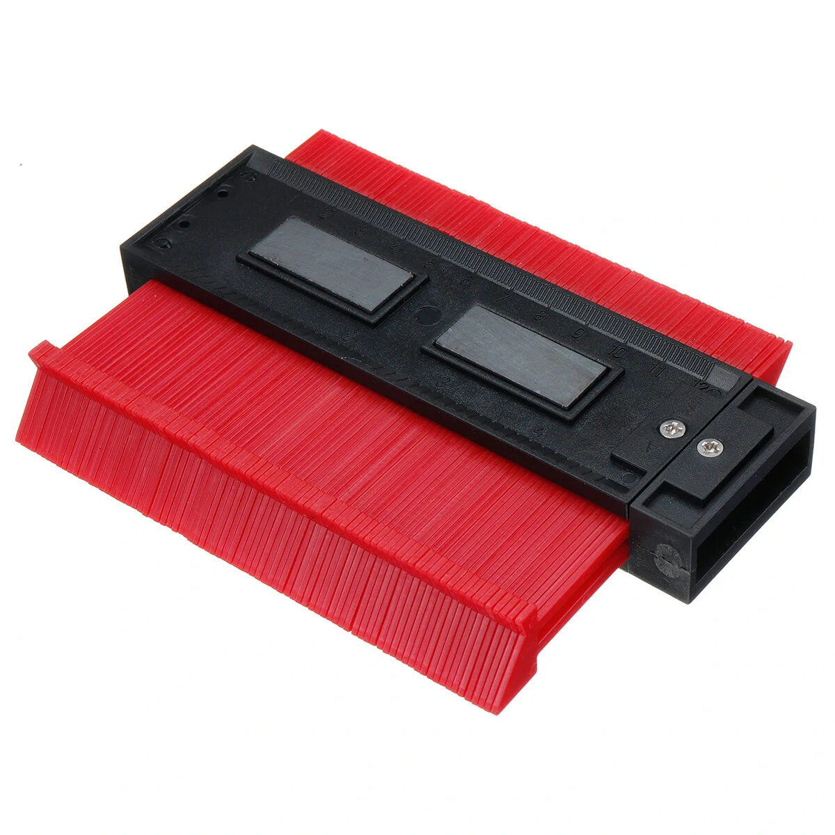 2PC 5 Inch Magnetic Contour Gauge - Metric & Imperial Profile Tool for Woodworking - Image 2