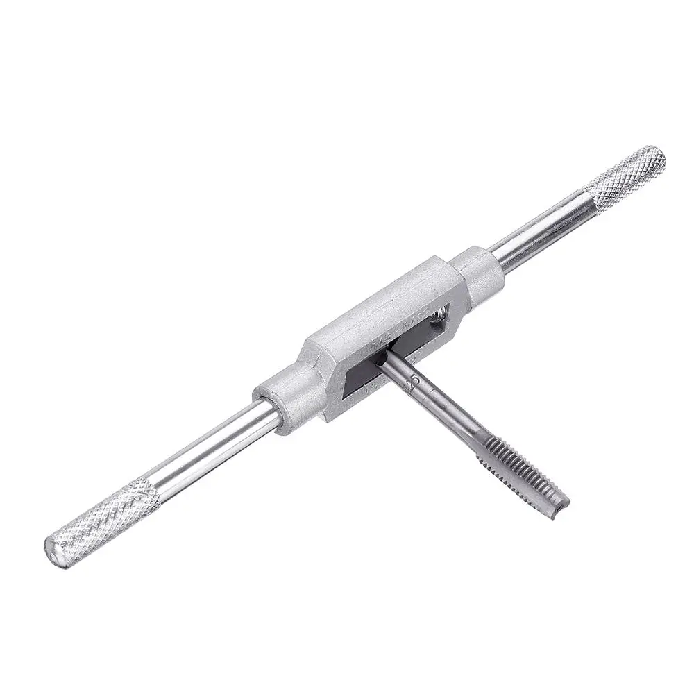 Drillpro M3-M12 Spanner Hand Tap Set | 5pcs HSS Metric Screw Thread Taps - Image 3