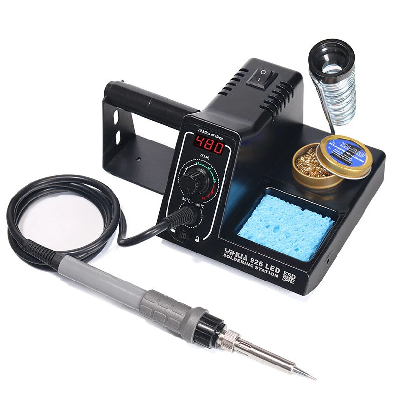 60W Adjustable Temperature Digital Soldering Iron Set - Internal Heat Type - Image 3