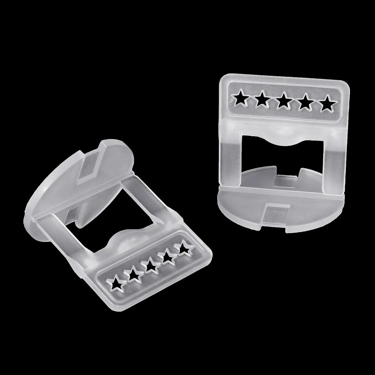 100pcs 1.5mm Tile Leveling System - Plastic Spacers & Flooring Clips | Tiling Tool - Image 5