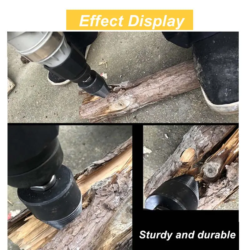 High Speed Wood Separator Spiral Cone - Firewood Splitter Drill Bit for Household - Image 5
