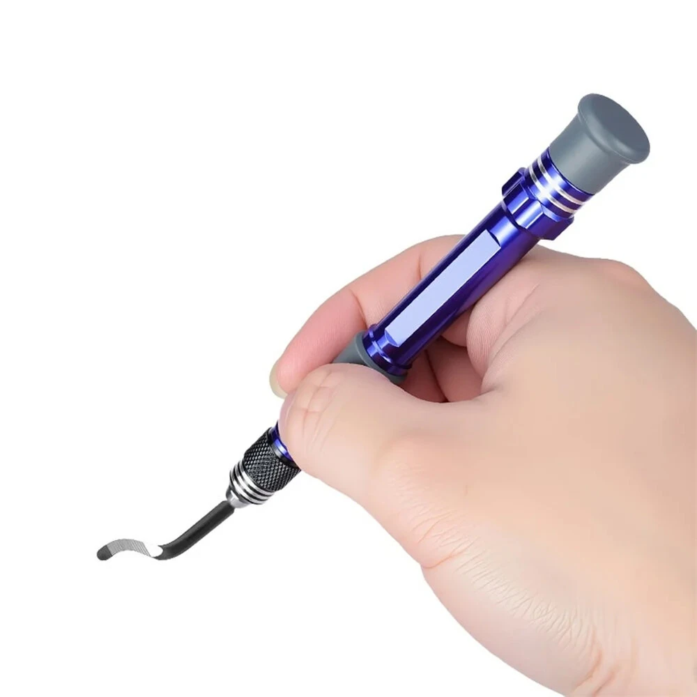 Aluminum Deburring Tool with Replaceable Blades | Metal Plastic Wood Trimming Cutter - Image 4