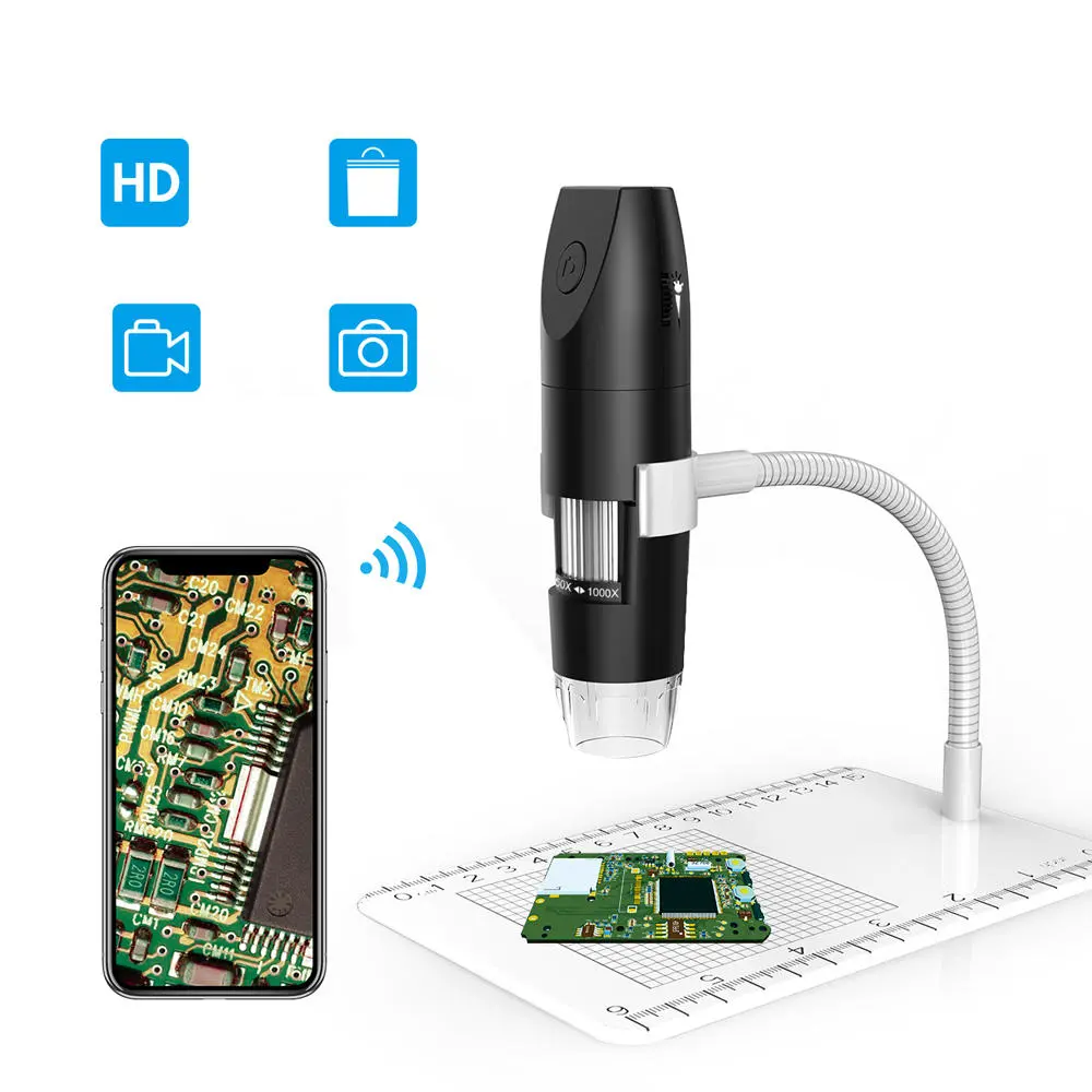 Inskam 316 Portable WiFi Digital Microscope - 1080P HD | For IOS Android PC - Image 2