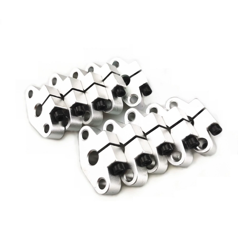 Machifit SHF8 Aluminum Alloy Linear Rail Shaft Support - 10pcs Set for CNC XYZ Table - Image 4