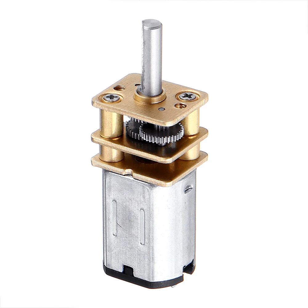 Machifit 10Pcs DC 3V 40RPM Micro GM12-N20 Gear Motor | Metal Gearbox Reducer - Image 2